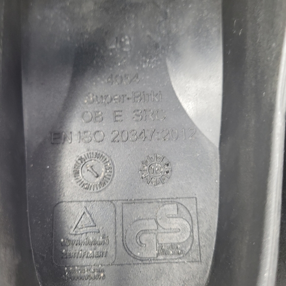 Mens Birkenstock Super Birki Slip Resistant Black Polyurethane Clogs 10 NO INSOL - Picture 12 of 12